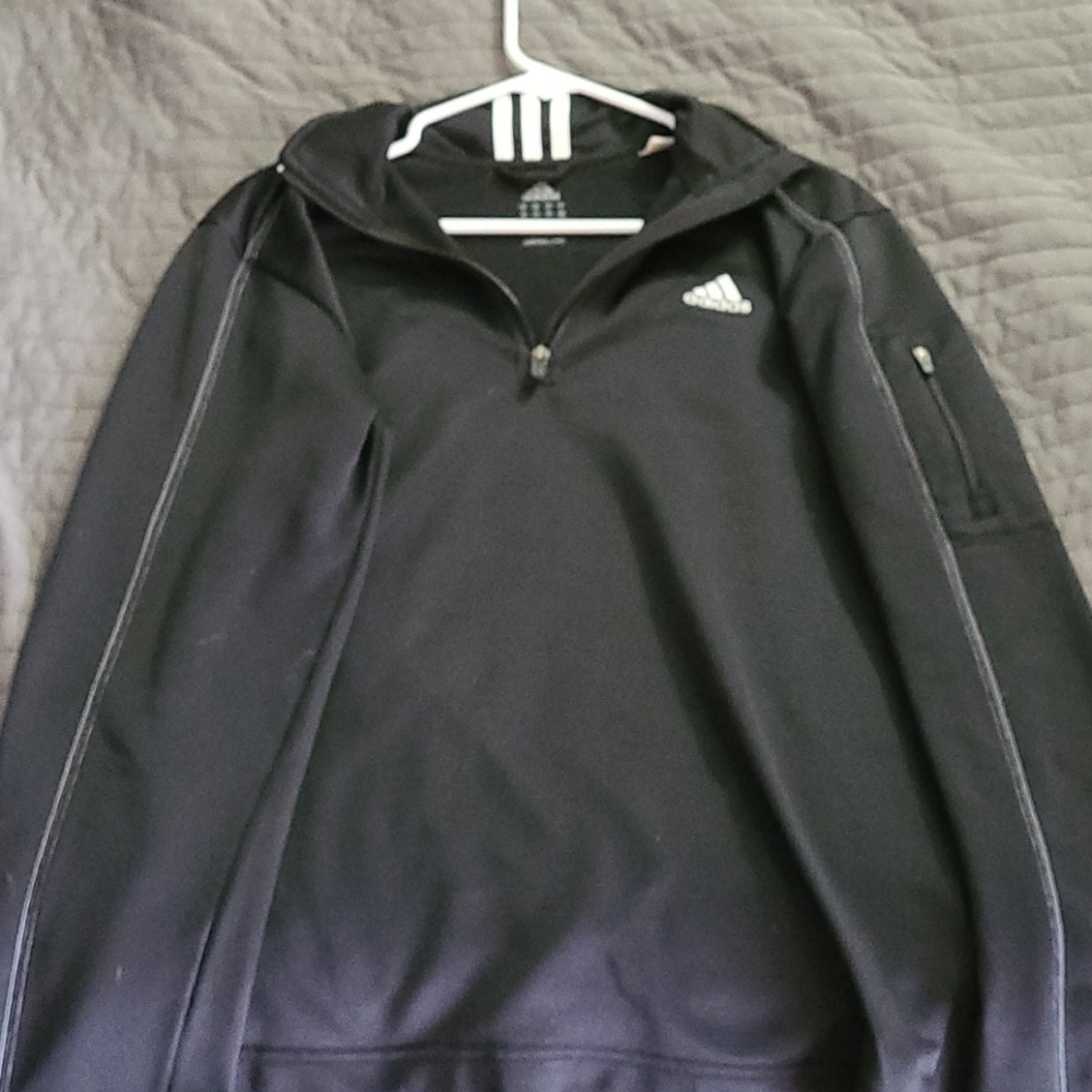 Adidas zip pull over jacket